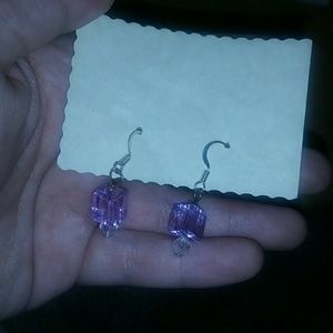 Purple Earrings